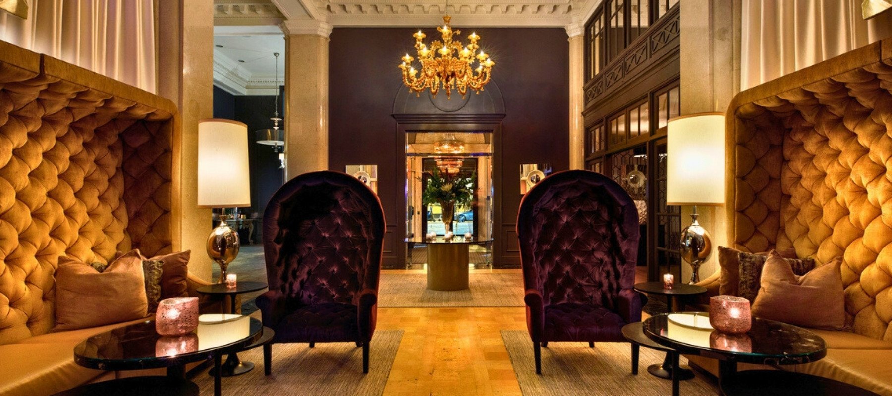 Lobby Main Entrance to Ambassador Hotel Kansas City MO